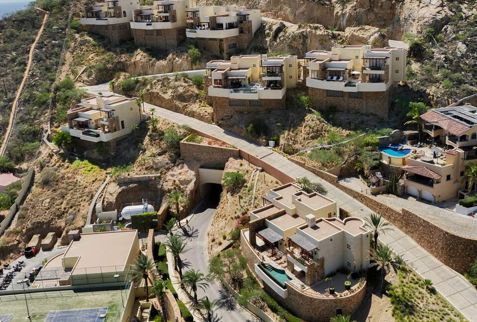 Marina side of Pedregal mountain before entering the tunnel