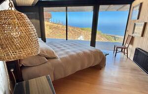 Harmonious Triangle House with Ocean Views in Matanzas - Navidad, Chile