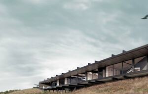 Harmonious Triangle House with Ocean Views in Matanzas - Navidad, Chile