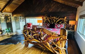 Primary bedroom on upper level