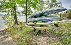 Charming Lakefront Escape with Private Dock & Hot Tub - Waverly, Tennessee