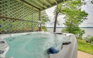 Charming Lakefront Escape with Private Dock & Hot Tub - Waverly, Tennessee