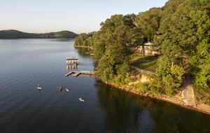 Charming Lakefront Escape with Private Dock & Hot Tub - Waverly, Tennessee