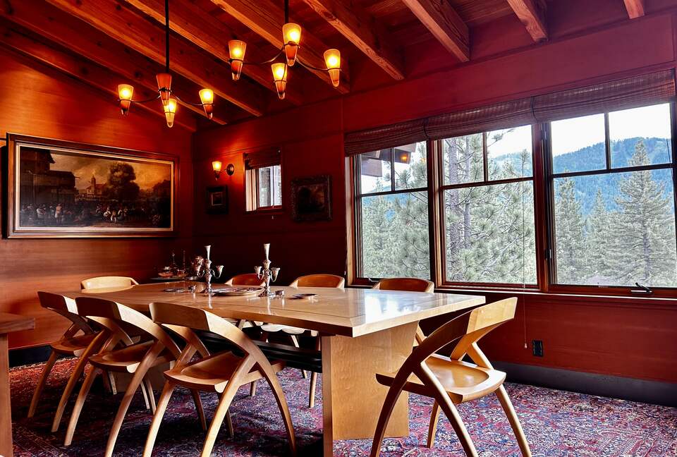 Dining Room filled with Dutch Old Master paintings