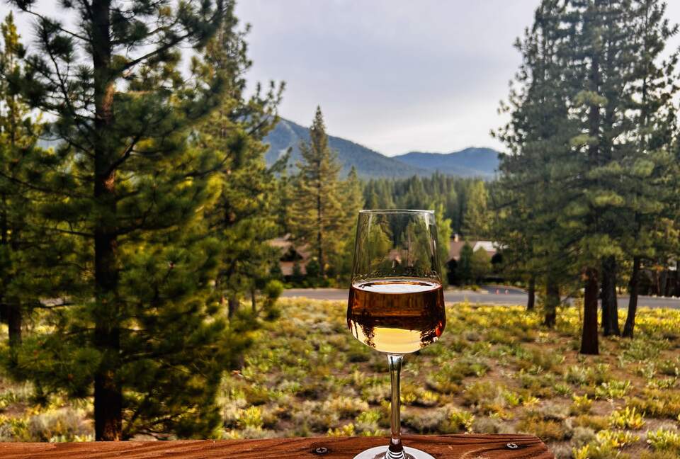One of several balconies with forest, mountain and gold course views