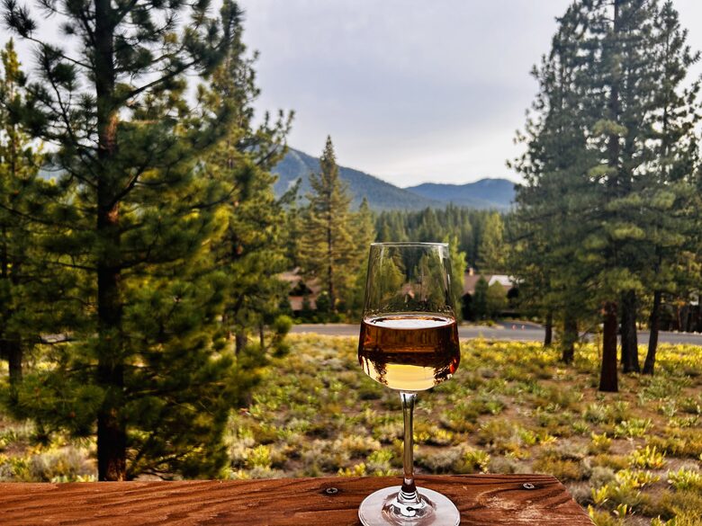One of several balconies with forest, mountain and gold course views