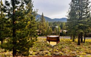 One of several balconies with forest, mountain and gold course views