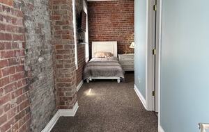 Hallway to Double Twin Room and Private Bathroom