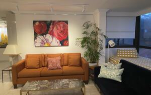 Two three seater sofas and day bed