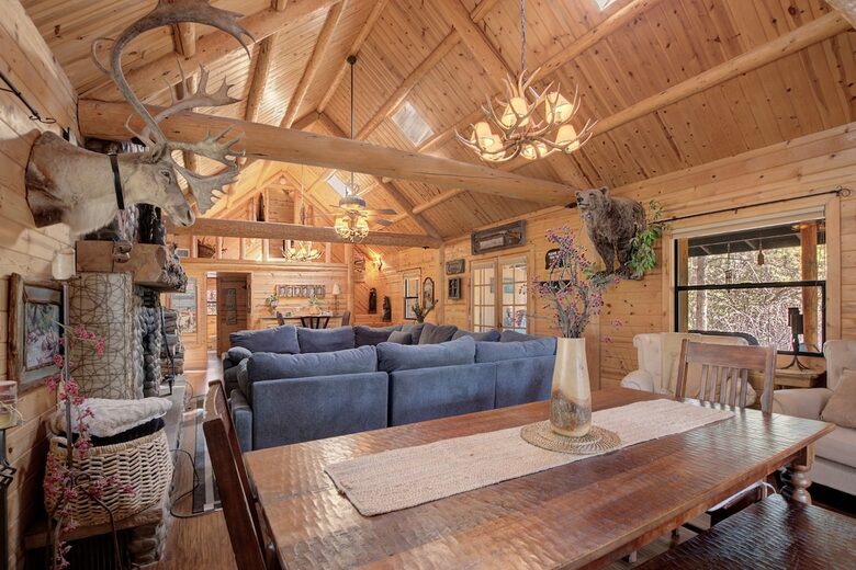 Elegant Payson Cabin on 4 Acres with Tonto Creek Access - Payson, Arizona
