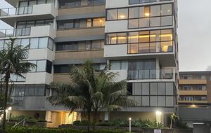 Seven story apartment- Our unit is on the 4th floor