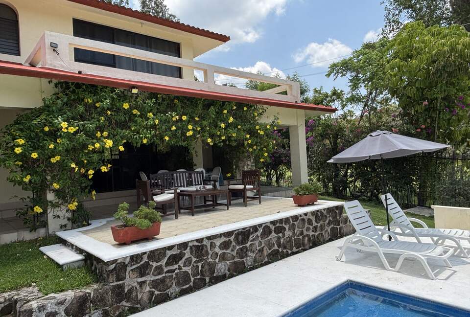 Our Pool terrace