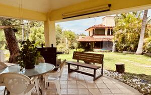 Terrace with Grill in our garden