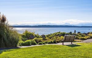 Elegant Waterfront Corner Residence with Sweeping Puget Sound Views - Seattle, Washington