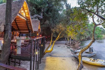 A Meru Safari Tent at the Ichingo River Lodge - Eastern Caprivi, Namibia