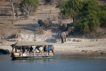 A Meru Safari Tent at the Ichingo River Lodge - Eastern Caprivi, Namibia