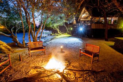 A Meru Safari Tent at the Ichingo River Lodge - Eastern Caprivi, Namibia