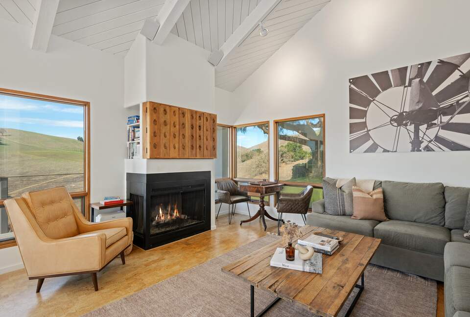 Living Room, with gas fireplace