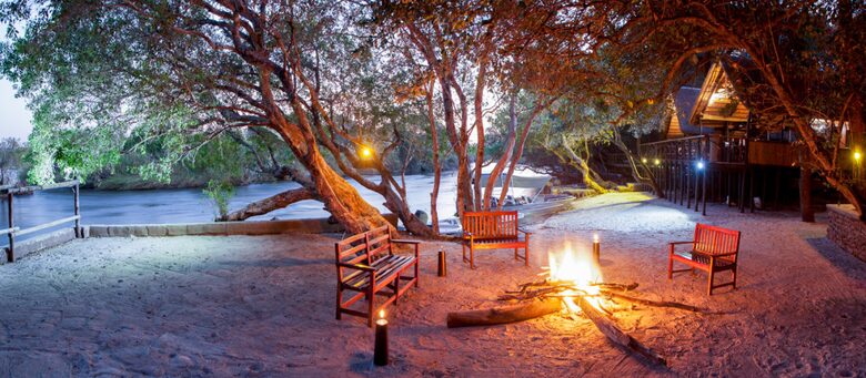 A Meru Safari Tent at the Ichingo River Lodge - Eastern Caprivi, Namibia