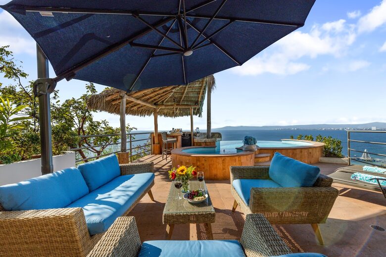 Bayview Villa Above Los Muertos Beach with Private Infinity Pool - Vallarta, Mexico