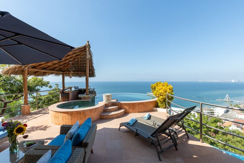 Bayview Villa Above Los Muertos Beach with Private Infinity Pool - Vallarta, Mexico