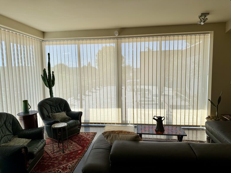 Main Upper: Open living with view towards terrace