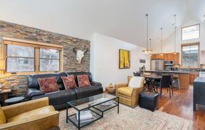 Living area on top floor