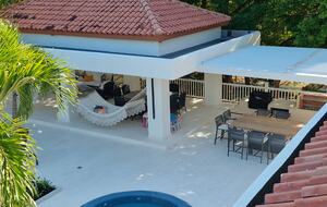Gazebo and open kitchen