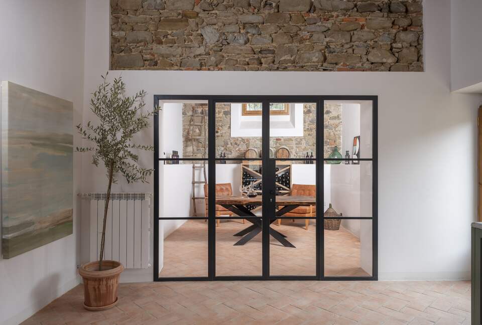 Campo Sasso Stone Farmhouse with Panoramic Chianti Valley Views - San Polo in Chianti, Italy
