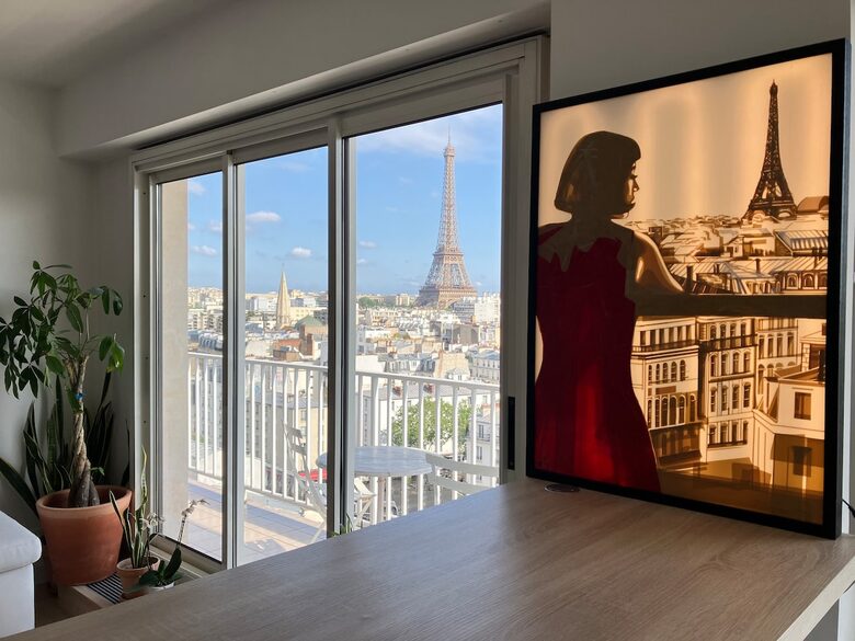 Elevated Paris Apartment with Panoramic Eiffel Tower view! - Paris, France