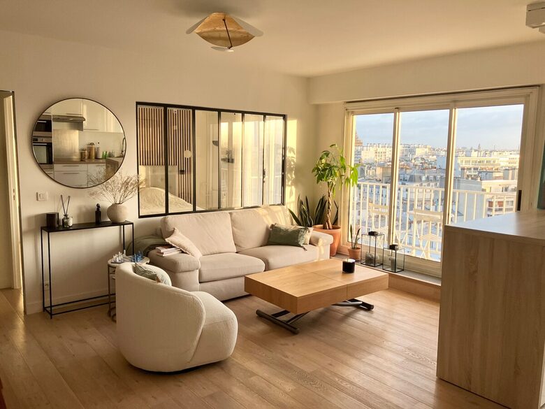 Elevated Paris Apartment with Panoramic Eiffel Tower view! - Paris, France