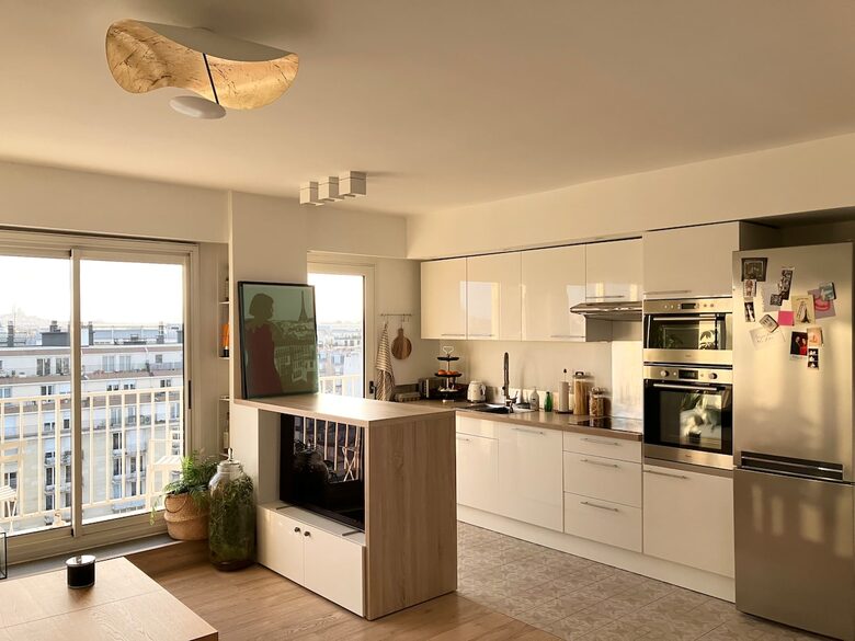Elevated Paris Apartment with Panoramic Eiffel Tower view! - Paris, France