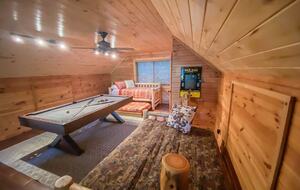 Loft with Futon and Twin over Twin Trundle bed