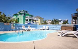 Stylish Corolla Retreat with Pool, Hot Tub & Ocean Views - Corolla, North Carolina