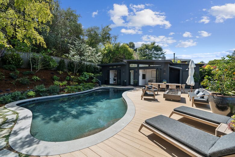 Mid-Century Gem with Pool - Belvedere Tiburon, California
