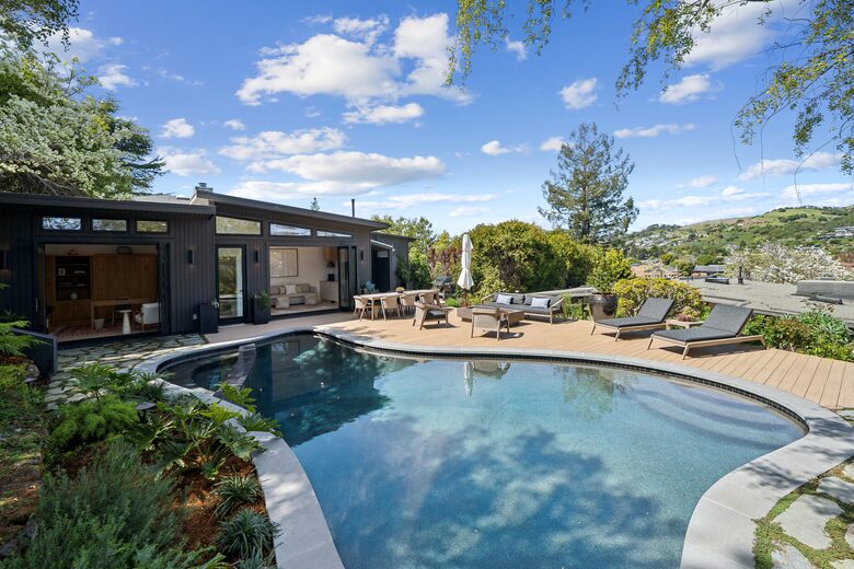 Mid-Century Gem with Pool - Belvedere Tiburon, California