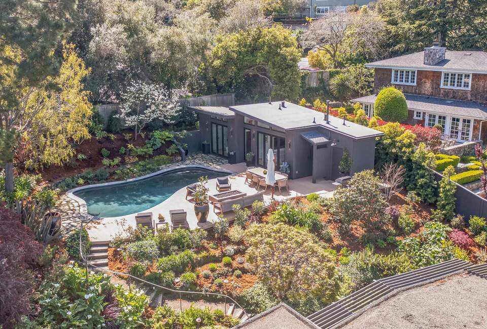 Mid-Century Gem with Pool - Belvedere Tiburon, California