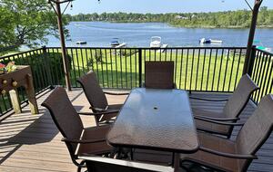 Enjoy your breakfast on the covered deck