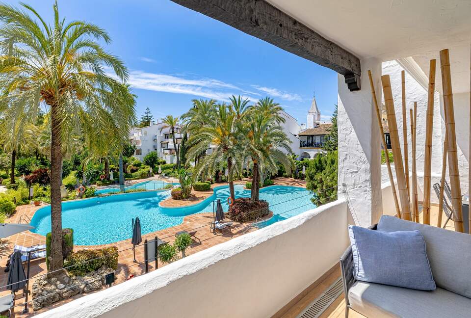 Sophisticated South-Facing Retreat in Puente Romano - Marbella, Spain