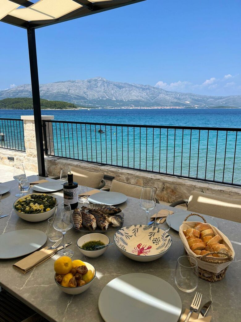 Exclusive Waterfront Villa with Panoramic Adriatic Views - Lumbarda, Korčula Island, Croatia