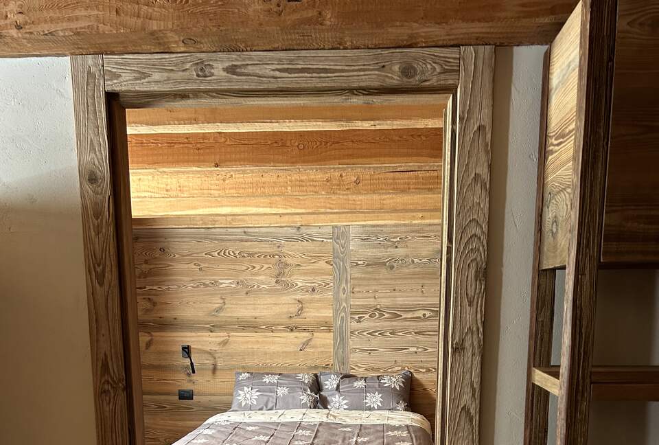 Guest room on lower level in main house