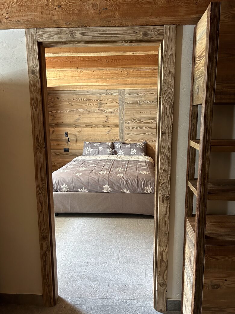 Guest room on lower level in main house