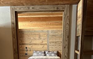 Guest room on lower level in main house