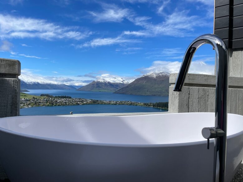Soak, Sip, and Stay | Romantic Views Over Lake Wakatipu - Queenstown, New Zealand