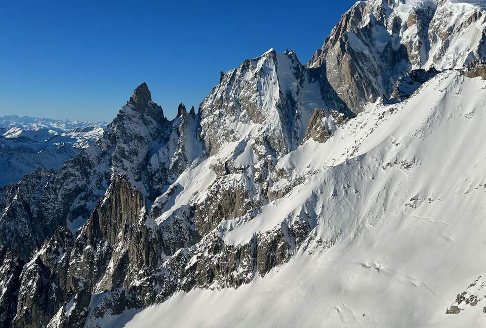 View from Mont Blanc skyway