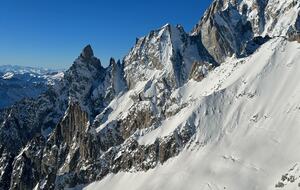 View from Mont Blanc skyway