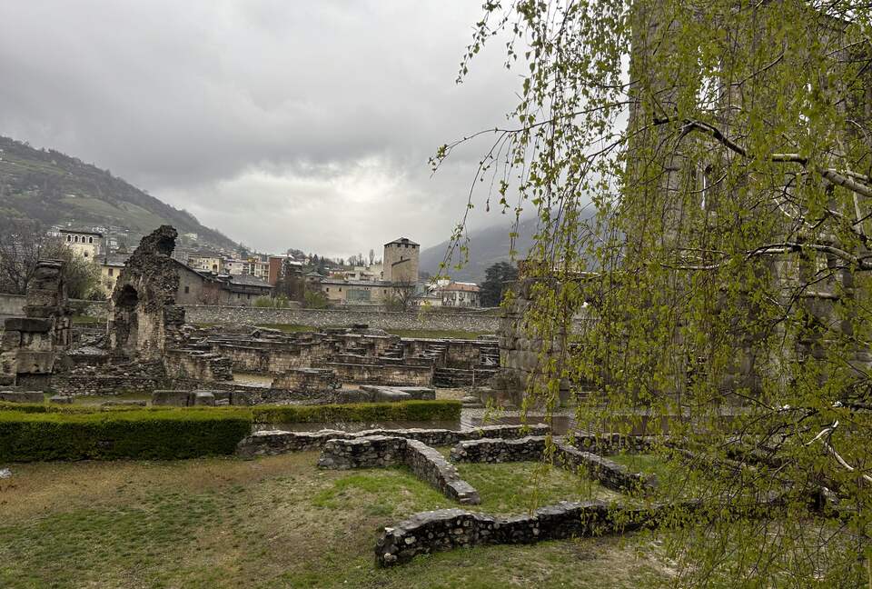 Roman ruins in Aosta