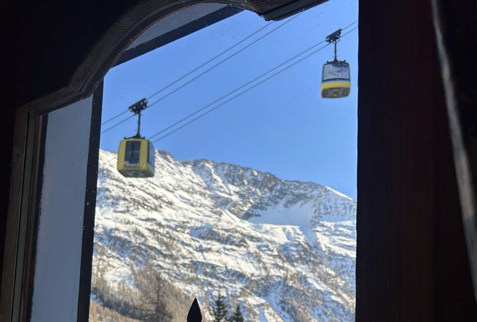 Restaurant view in La Thuile