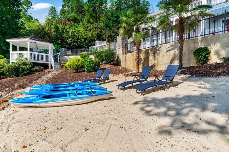Expansive Lakefront Retreat with Private Beach and Dock - Mooresville, North Carolina