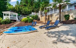 Expansive Lakefront Retreat with Private Beach and Dock - Mooresville, North Carolina